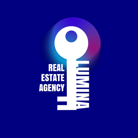 Nagy teljesítményű ingatlancég-promóció kulccsal Animated Logo tervezősablon