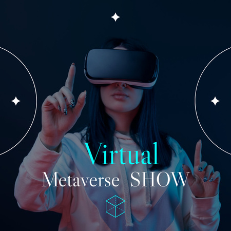 Virtual Metaverse Show Instagram Design Template