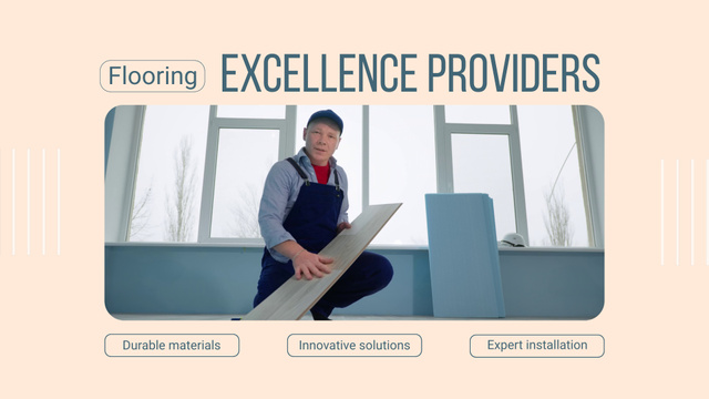 Highly Qualified Flooring Service With Various Materials Full HD videoデザインテンプレート