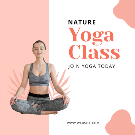 Yoga Classes Advertising Instagram Design Template