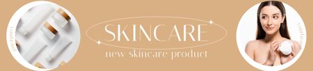 Skincare Product Promotion Ebay Store Billboard tervezősablon