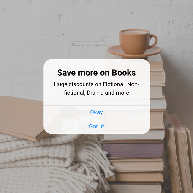 Must-have Books Promo Instagram – шаблон для дизайна