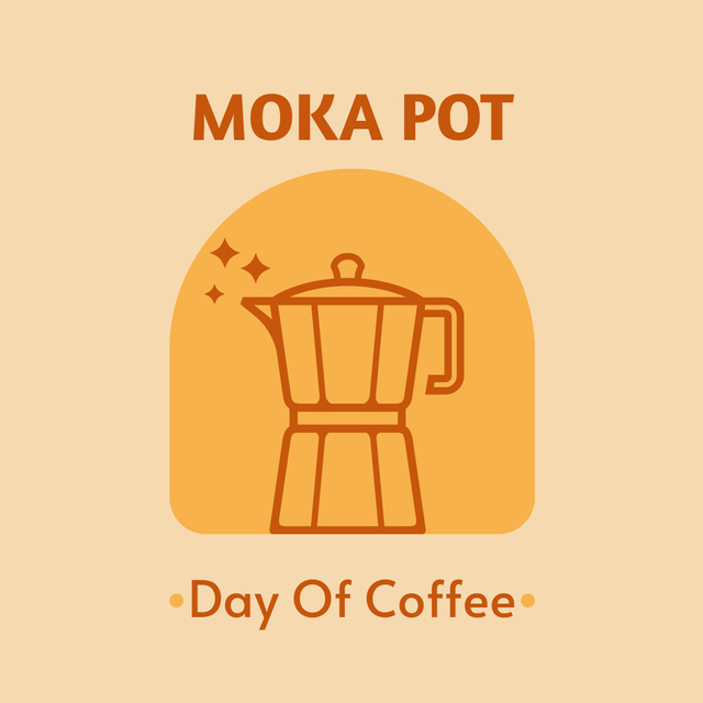 
Coffee Day Emblem Logo tervezősablon