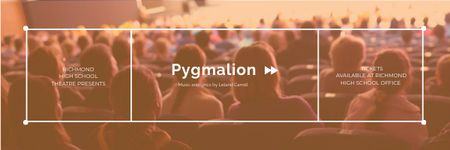 Pygmalion performance Announcement Email header Design Template