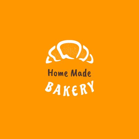Bakery Ad with Cute Cupcake Logo Design Template