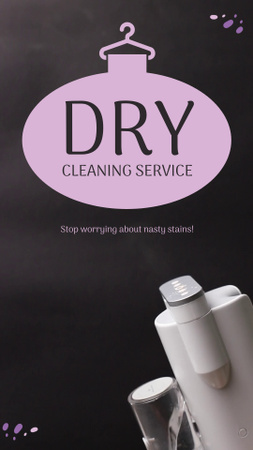 Plantilla de diseño de Dry Cleaning Service Offer With Machine TikTok Video 