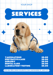 Animal Health Care Center Ad with Cute Puppy