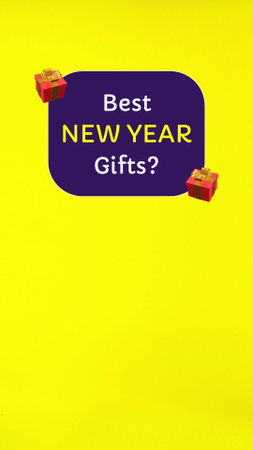 New Year Colorful Presents Offer TikTok Video Design Template