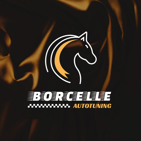 Az autótuning jelképe Logo tervezősablon