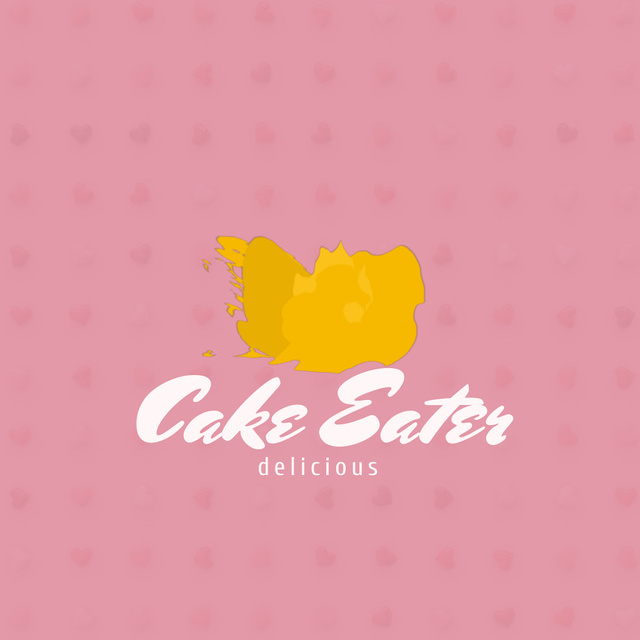 Bakery Ad with Yummy Cake Animated Logo Modelo de Design