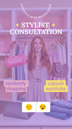 Offer of Stylist Consultation Instagram Story tervezősablon