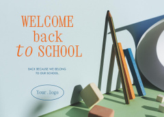 Charming Back to School Announcement With Stationary