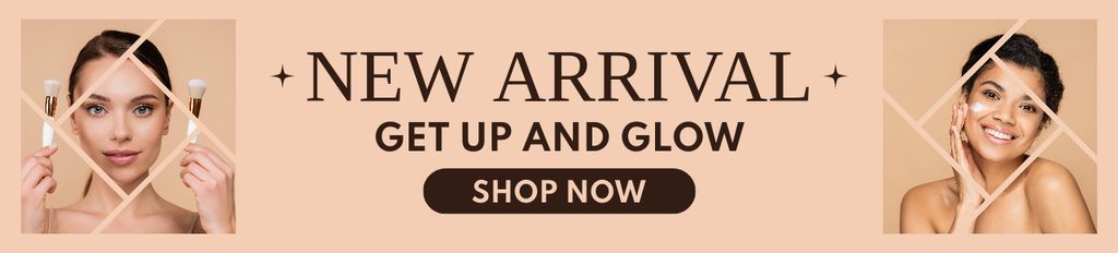 Designvorlage Ad of New Skincare Products für Ebay Store Billboard