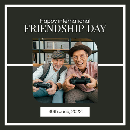 Happy International Friendship Day Instagram Design Template