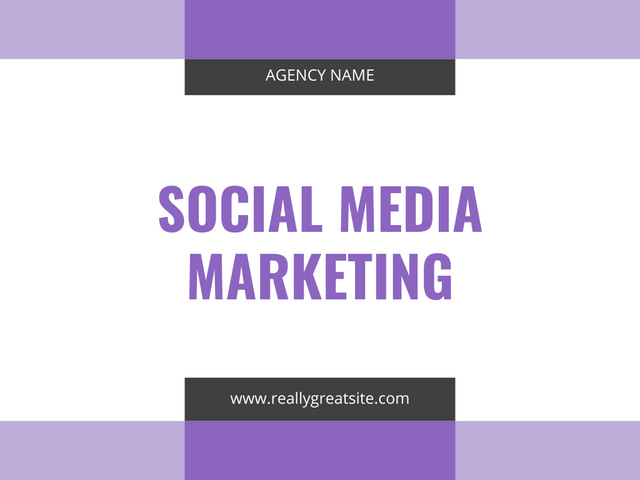 Essential Social Media Marketing Guide From Agency Presentation – шаблон для дизайна