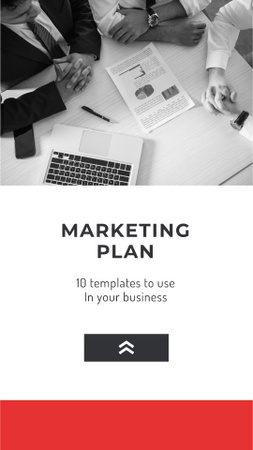 Business Team at the Meeting Instagram Story Design Template