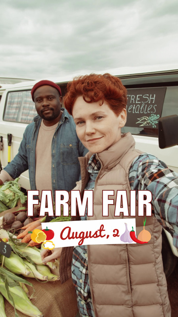 Famous Farmer's Market In Sumner Promotion TikTok Video – шаблон для дизайна