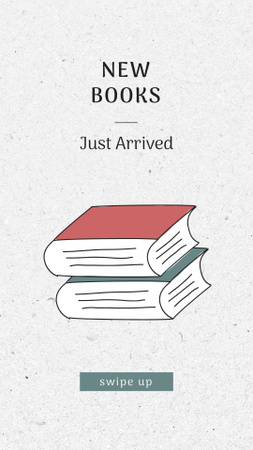 New Books Just Arrived Instagram Story – шаблон для дизайна