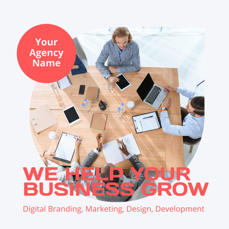 Business Development Agency Instagram Design Template