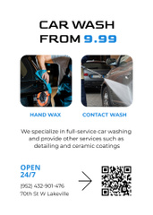 Car Wash Services with Modern Automobile