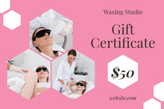 Gift Voucher for Laser Hair Removal in Pink