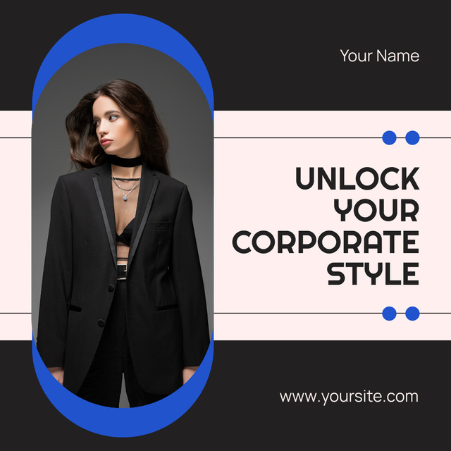 Corporate Style Guru Instagram – шаблон для дизайну
