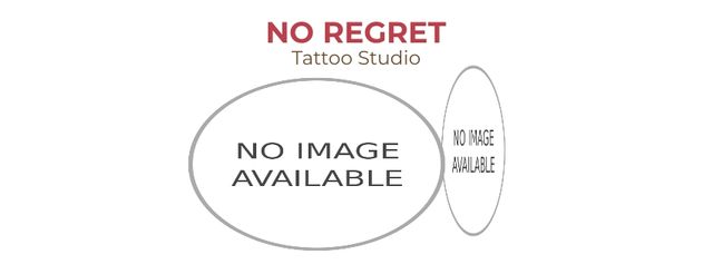 Tattoo Studio Ad with Man Getting Tiger Tattoo Facebook Video cover Modelo de Design
