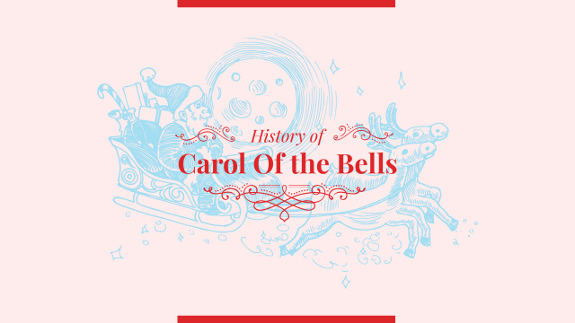 Ontwerpsjabloon van Youtube van History of Carol of the bells