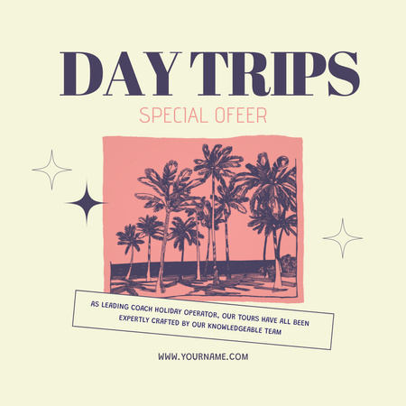 Travel Tour Special Offer Instagram AD Design Template