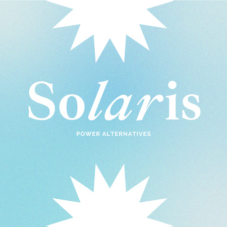 Alternative Energy Company Emblem Logo Tasarım Şablonu