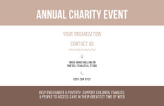 Annual Charity Event Ad