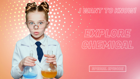 Explore Chemical Science  Youtube Thumbnail Design Template