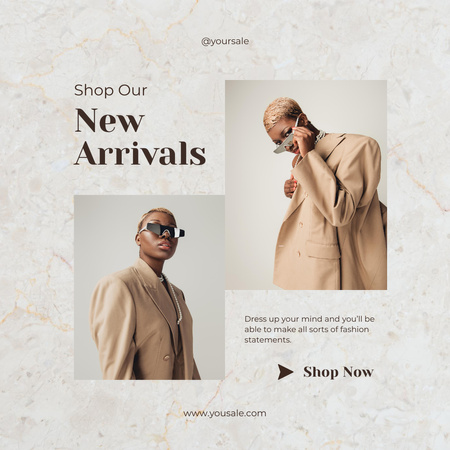 Quirky Women's Fashion Clothes Instagram Design Template