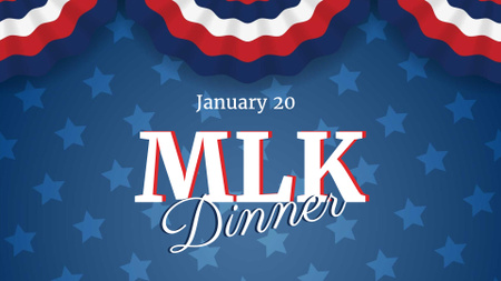 Platilla de diseño Martin Luther King Day Event Announcement FB event cover