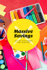 Eye-catching School Stationery For Kids Sale Offer