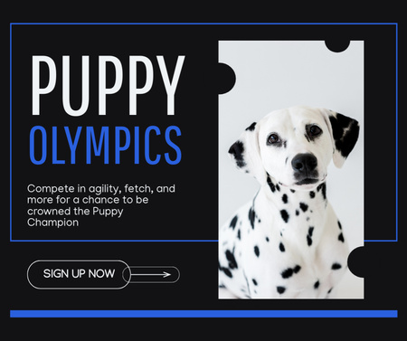 Dog Training and Contest Facebook Design Template