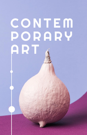 Contemporary Art Exhibition Announcement Flyer 5.5x8.5in Design Template
