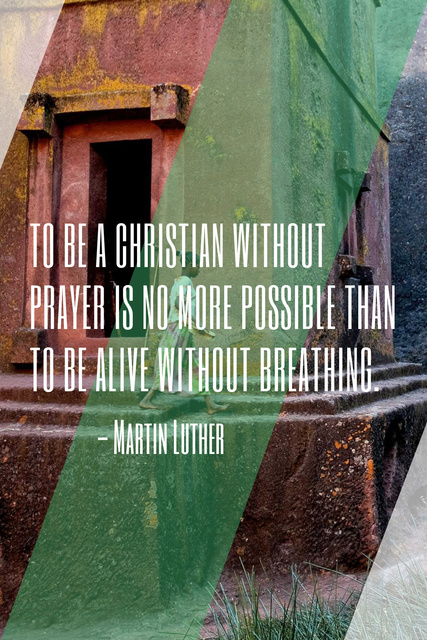Template di design Religion citation about Christian faith Pinterest