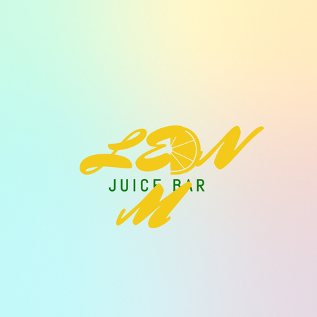 Template di design bar annuncio con limonata offerta Logo