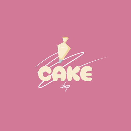 Bakery Services Ad Animated Logo Šablona návrhu