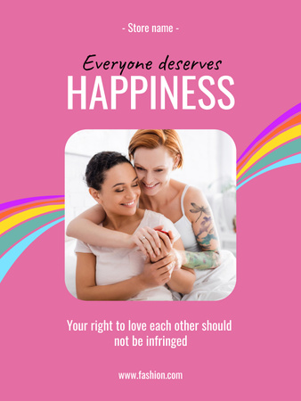 LGBT Shop Ad Poster 36x48in Šablona návrhu