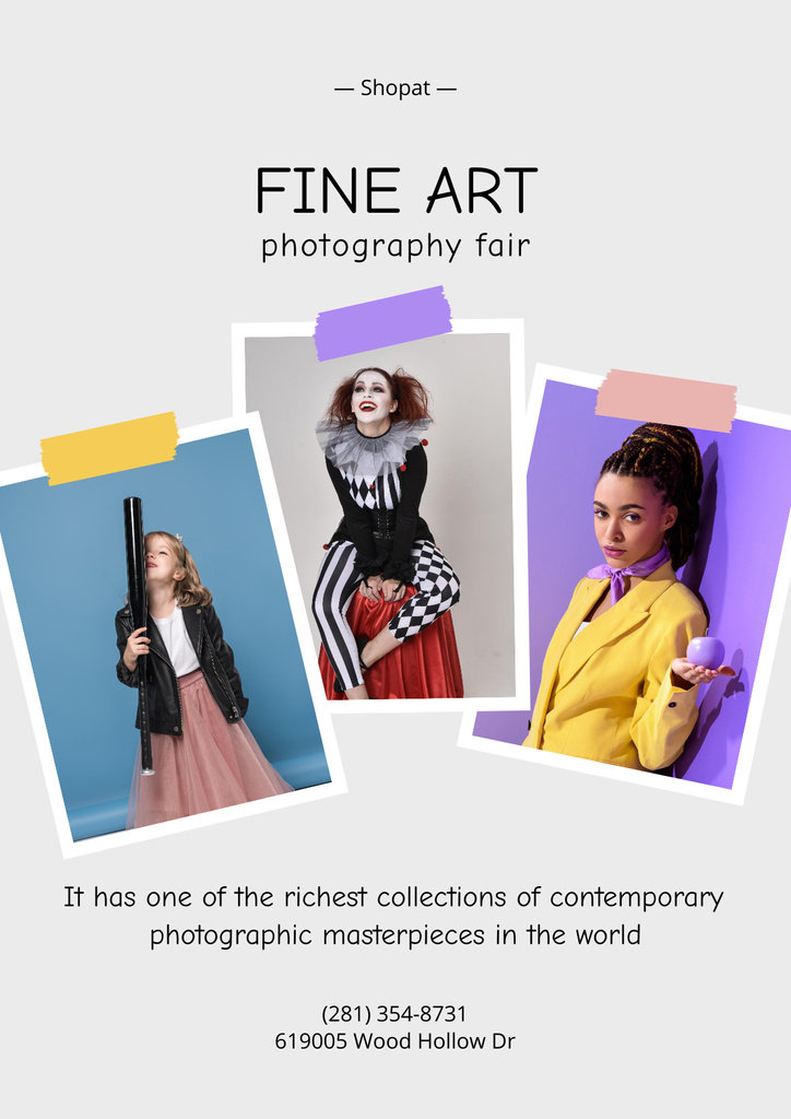 Fine Art Photography Fair Poster – шаблон для дизайна