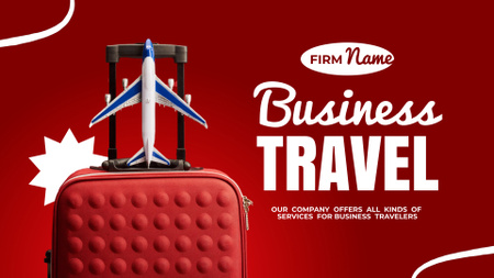 Modèle de visuel Business Travel Agency Services Offer - Full HD video