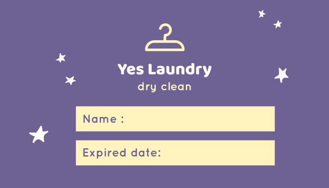 Promo Offer by Laundry and Dry Cleaning Business Card US Šablona návrhu