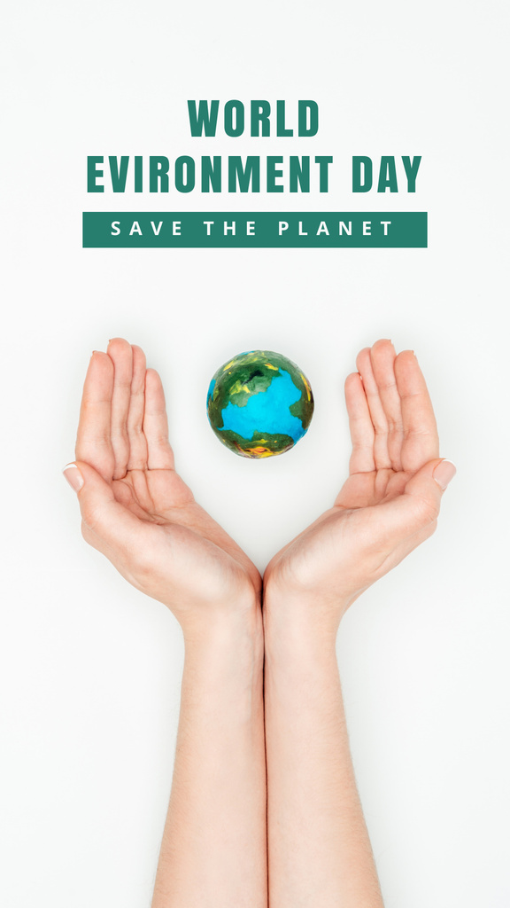 Designvorlage World Environment Day für Instagram Story