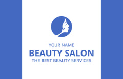 Beauty Studio Offer with Illustration of Woman