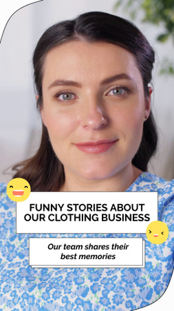 Ontwerpsjabloon van TikTok Video van Promotie voor kleine bedrijven met grappige verhalen erover