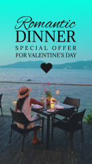 Valentine`s Day Dinner with Scenic View