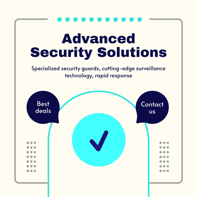 Advanced Security Solutions for Smart Homes Animated Post Design Template