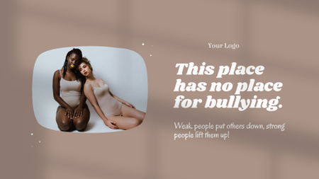 Plantilla de diseño de Awareness about Bullying Problem Full HD video 